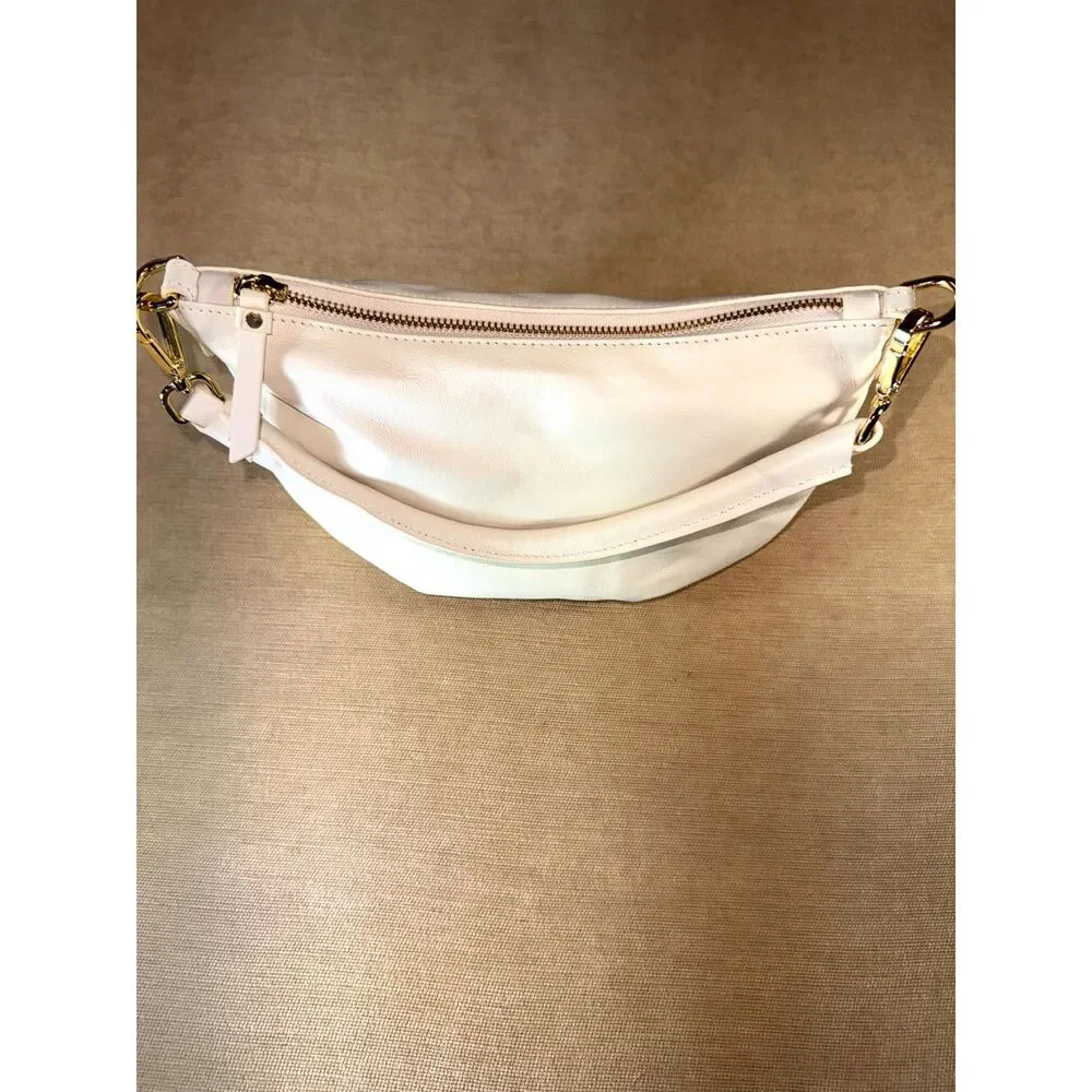 Mark and Graham Leather purse with two handles, Shoulder and Crossbody style